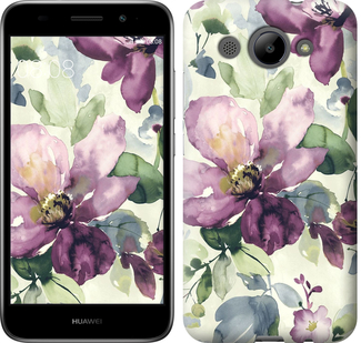 

Чехол Цветы акварелью для Huawei Y3 (2017) 631995