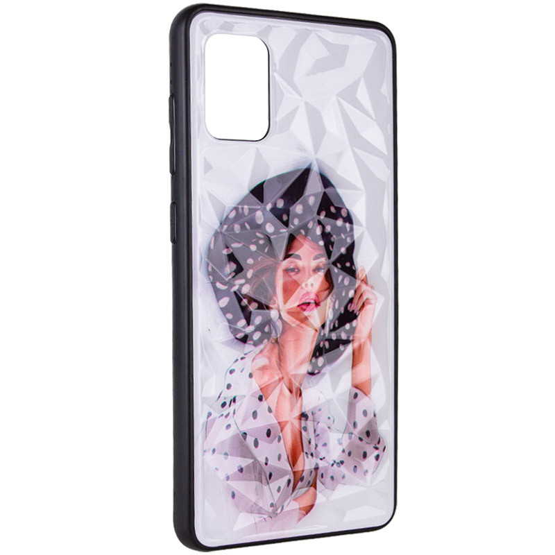 TPU+PC чехол Prisma Ladies для Samsung Galaxy A31 (Girl in a hat)