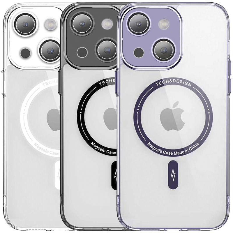 TPU+PC чехол Fullcolor with Magnetic Safe для Apple iPhone 13 (6.1")