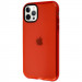 TPU чехол Color Clear для Apple iPhone 12 Pro / 12 (6.1") (Red)