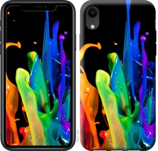 

Чехол брызги краски для iPhone XR 674614