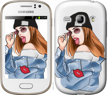 

Чехол Девушка v3 для Samsung Galaxy Fame S6810 842813
