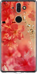 

Чехол Розовые цветы для Nokia 8 Sirocco 704254