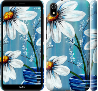 

Чехол Красивые арт-ромашки для Xiaomi Redmi 7A 742069