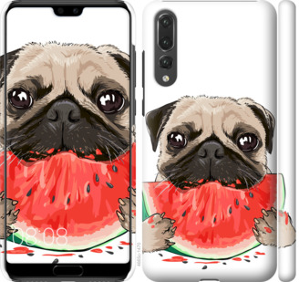 

Чохол Мопс і кавун на Huawei P20 Pro 843815