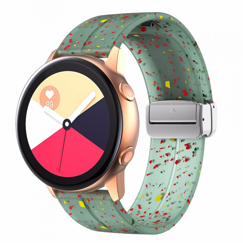 Силіконовий ремінець Splash для Smart Watch 20mm (Green)