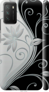 

Чехол Цветы на чёрно-белом фоне для Xiaomi Poco M3 1575647