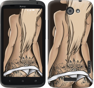 

Чехол Девушка с татуировкой для HTC One X+ 644188