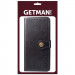 Купить Кожаный чехол-книжка GETMAN Gallant (PU) для TECNO Camon 18 / 18P (Черный) на vchehle.ua