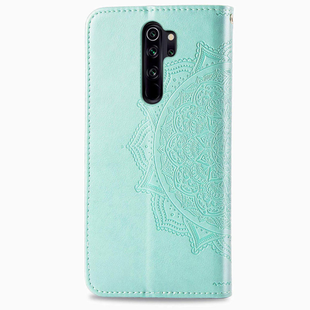 Купить Кожаный чехол-книжка Art Case с визитницей для Xiaomi Redmi Note 8 Pro (Бирюзовый) на vchehle.ua
