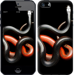 

Чохол Червоно-чорна змія для iPhone 5 481927