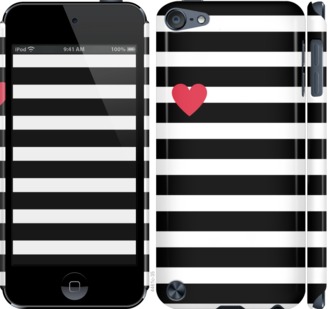 

Чехол Черно-белые полосы для iPod Touch 5 751631