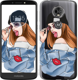

Чехол Девушка v3 для Motorola Moto E5 Plus 843235