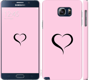 

Чехол Сердце 1 для Samsung Galaxy Note 5 N920C 899351