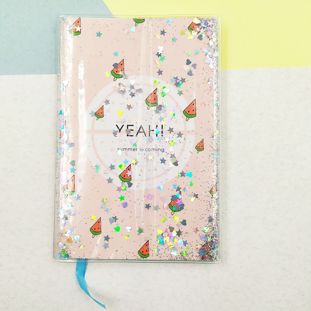Блокнот with Sparkles and Water Fruit and Boom (04)