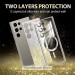 Фото TPU чохол Delight case with Magnetic Safe з захисними лінзами на камеру на Samsung Galaxy S21 (Золотий / Gold) на vchehle.ua