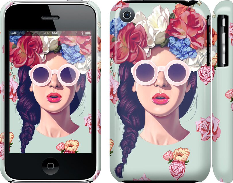 

Чохол Дівчина з квітами на iPhone 3Gs 95531