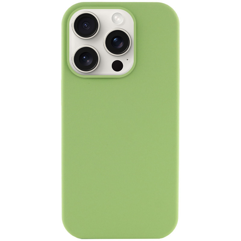 Чехол Silicone Case Full Protective (AA) NO LOGO для Apple iPhone 13 Pro Max (6.7") (Мятный / Mint)