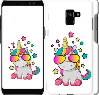 

Чехол Единорог в очках для Samsung Galaxy A8 Plus 2018 A730F 911580