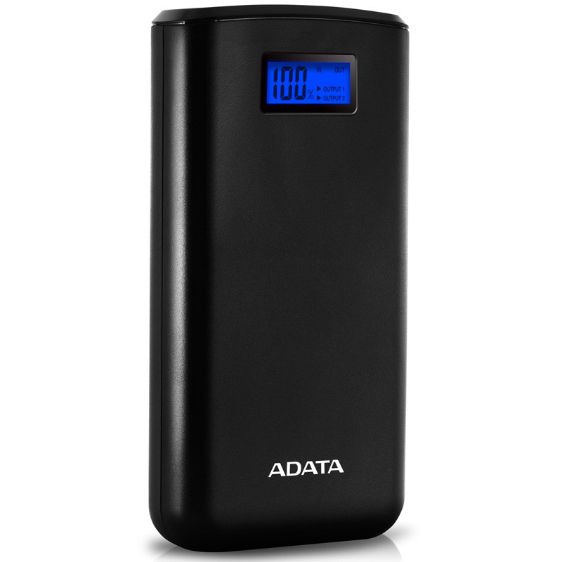 Портативний зарядний пристрій Powerbank Adata S20000D PD QC3.0 20000 mAh (AS20000D-DGT-CBK)