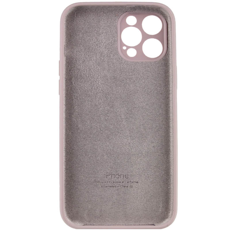 Чехол Silicone Case Full Camera Protective (AA) для Apple iPhone 12 Pro Max (6.7") (Серый / Lavender) в магазине vchehle.ua