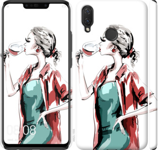 

Чохол Дівчина з келихом для Huawei P Smart+ (nova 3i) 841729