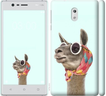 

Чехол Модная лама для Nokia 3 753485