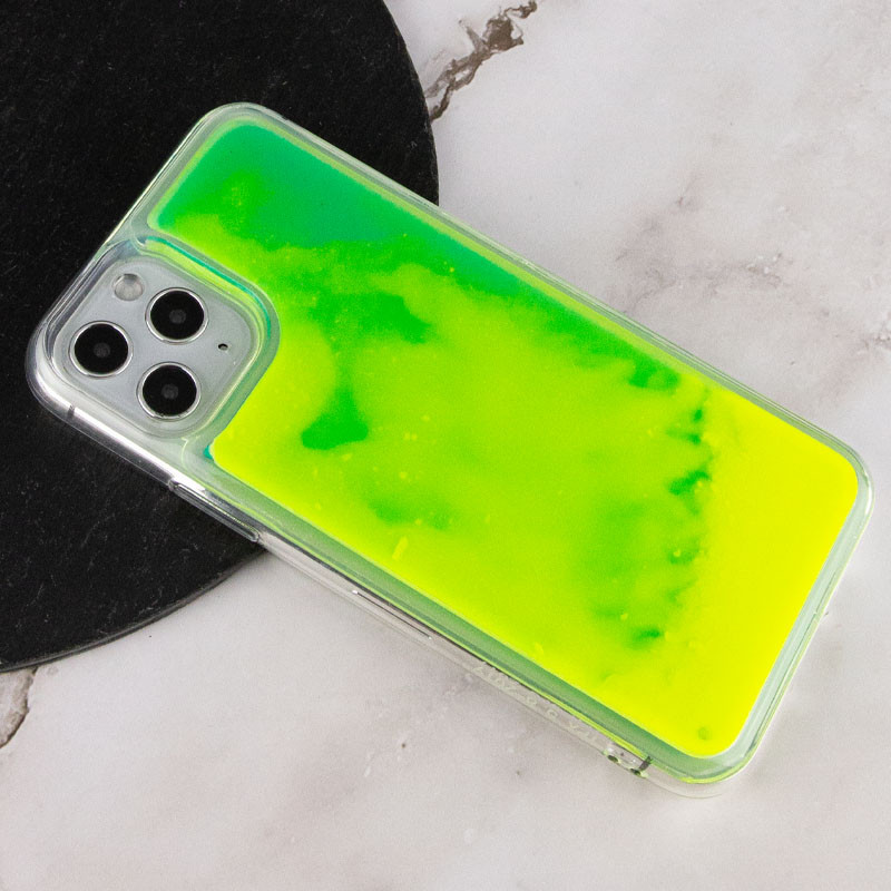 Неоновий чохол Neon Sand glow in the dark на Apple iPhone 11 Pro (5.8") (Зелений) в магазині vchehle.ua