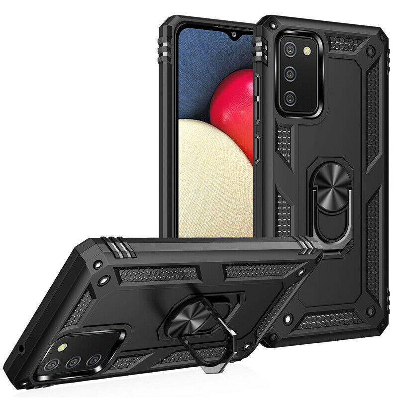 

Ударостійкий чохол Serge Ring for Magnet на Samsung Galaxy A02s (Чорний) 1114023