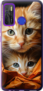 Чехол Котики 2 для Tecno Spark 5 Pro KD7