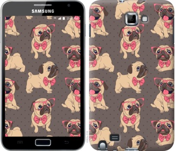 

Чехол мопсики 2 для Samsung Galaxy Note i9220 731296