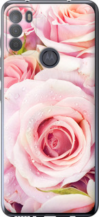 Чохол Квітучі троянди на Motorola G50 1603799