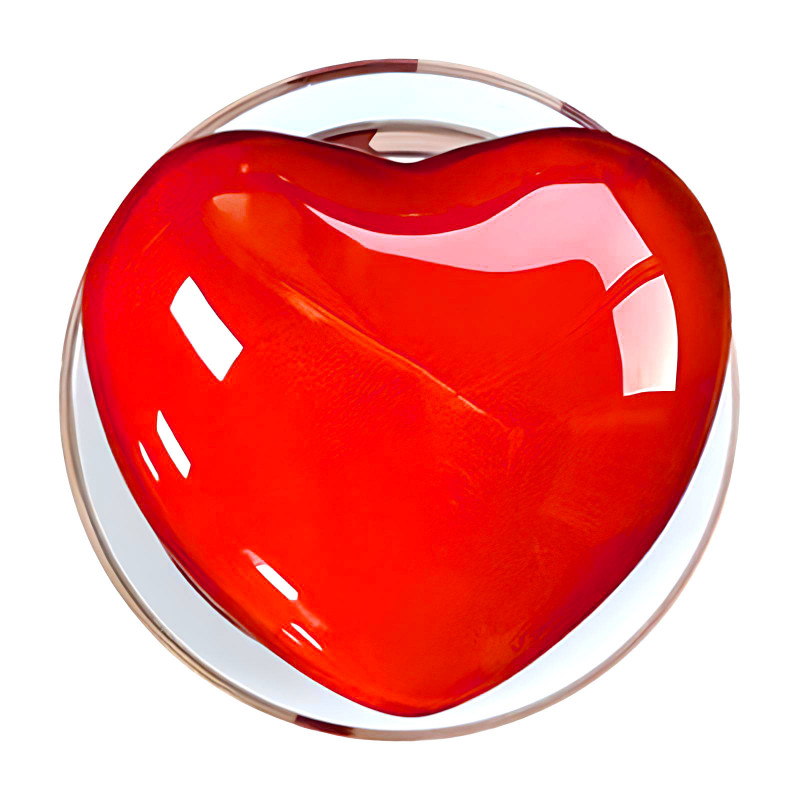 Тримач для телефону Popsocket Big Heart (Red)