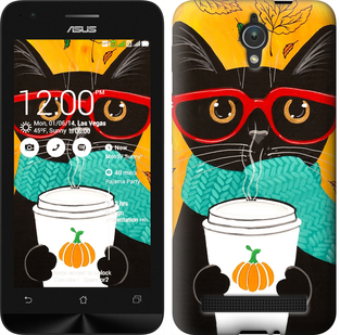 

Чехол Осенний кот для Asus ZenFone C ZC451CG 639899
