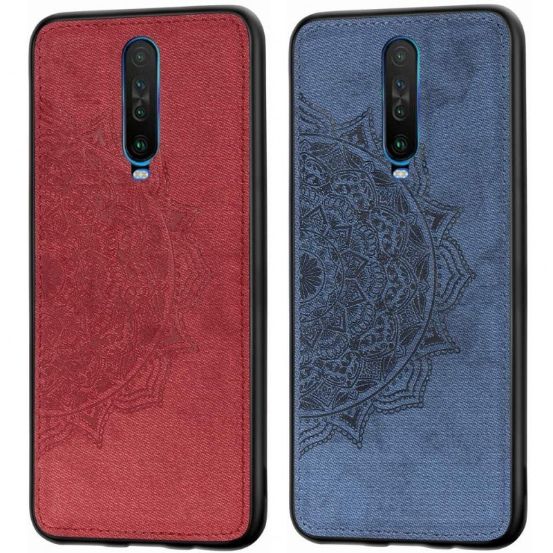 TPU+Textile чехол Mandala с 3D тиснением для Xiaomi Redmi K30 / Poco X2