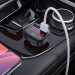 АЗП FM модулятор Hoco E59 Promise 18W (2USB-A) (Чорний) в магазині vchehle.ua