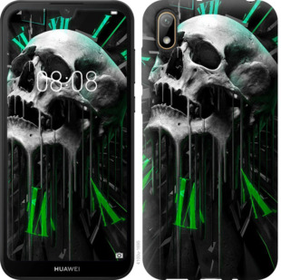 

Чохол Череп-годинник на Huawei Y5 2019 710834