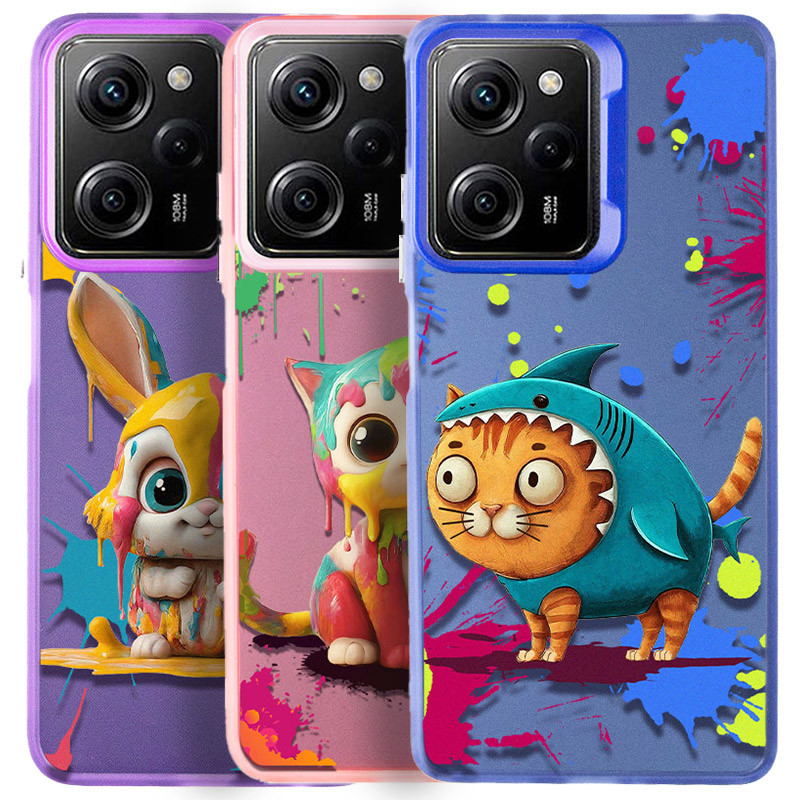 TPU+PC чохол TakiTaki Graffiti magic glow на Xiaomi Poco X5 Pro 5G / Note 12 Pro 5G