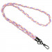 Плетенный шнурок (5мм) 120см (Purple / Pink / White)