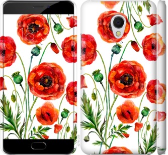 

Чехол Нарисованные маки для Meizu MX6 744047