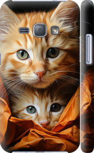 Чехол Котики 2 для Samsung Galaxy J1 (2016) Duos J120H