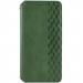 Шкіряний чохол-книжка GETMAN Cubic (PU) на Xiaomi Redmi 14C / Poco C75 (Зелений)