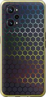 Чехол Переливающиеся соты для Realme GT Neo 3T