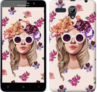 

Чехол Девушка с цветами v2 для Lenovo A616 190247
