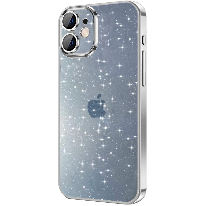 Чехол TPU+PC Glittershine для Apple iPhone 12 (6.1") (Silver)