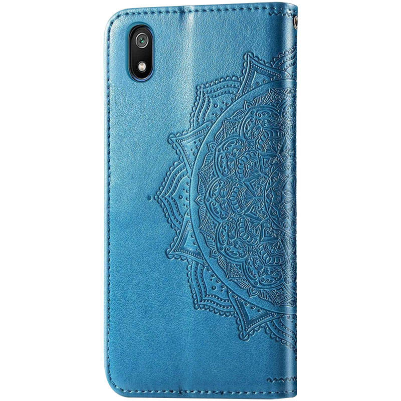 Фото Шкіряний чохол-книжка Art Case з візитницею на Xiaomi Redmi 7A (Синій) в маназині vchehle.ua