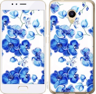 

Чехол Голубые орхидеи для Meizu M5s 725150