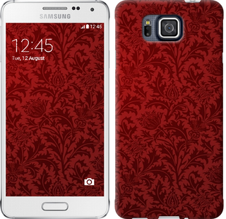 

Чохол Чохол цвета бордо для Samsung Galaxy Alpha G850F 649778