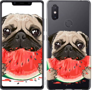 

Чехол Мопс и арбуз для Xiaomi Mi8 SE 843780