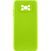 Чехол Silicone Cover Lakshmi Full Camera (A) для Xiaomi Poco X3 NFC / Poco X3 Pro (Салатовый / Neon Green)